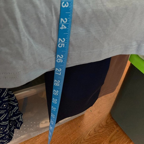 Gap T-Shirt Mens Sz S Jean-Michel Basquiat Blue Cotton Graphic Art Long Sleeve - Picture 8 of 9